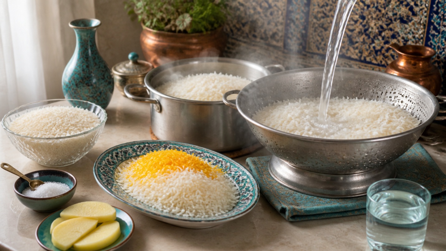 تصویر رفع شوری برنج
