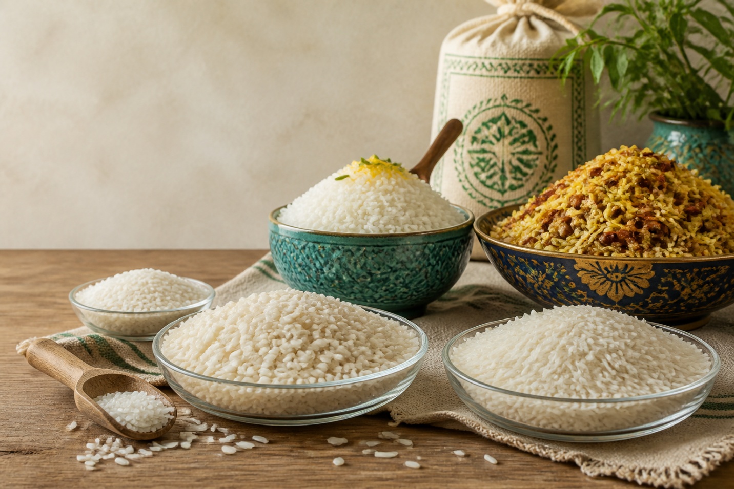 برنج و محصولات دیبا کشت؛ تصویر مطلب معرفی و مقایسه انواع برنج ایرانی؛ کدام برنج برای شما مناسب‌تر است؟